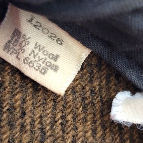 VTG Woolrich Wool Shirt Jacket Men's Size Large Brown Shacket Outdoor Winter - Picture 5 of 8